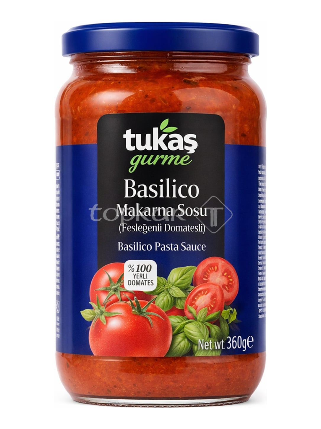 Tukas Gurme Basilico Pasta-Sauce Tomate Basilikum