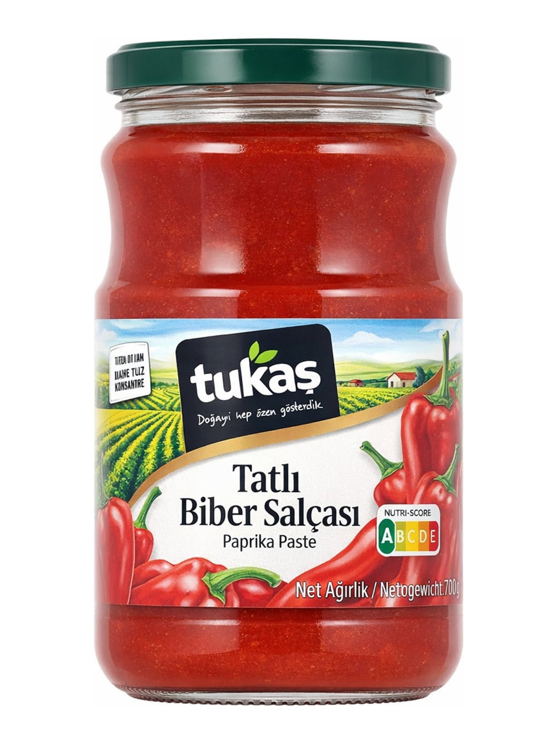 Tukaş Paprikapaste Süß 700g – Tatlı Biber Salçası türkische süße Paprikapaste