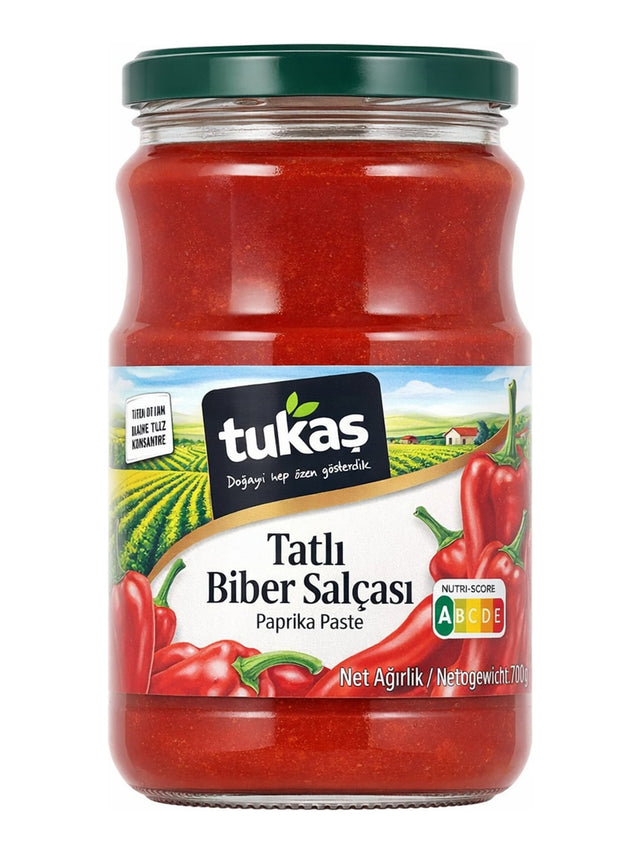 Tukaş Paprikapaste Süß 700g – Tatlı Biber Salçası türkische süße Paprikapaste
