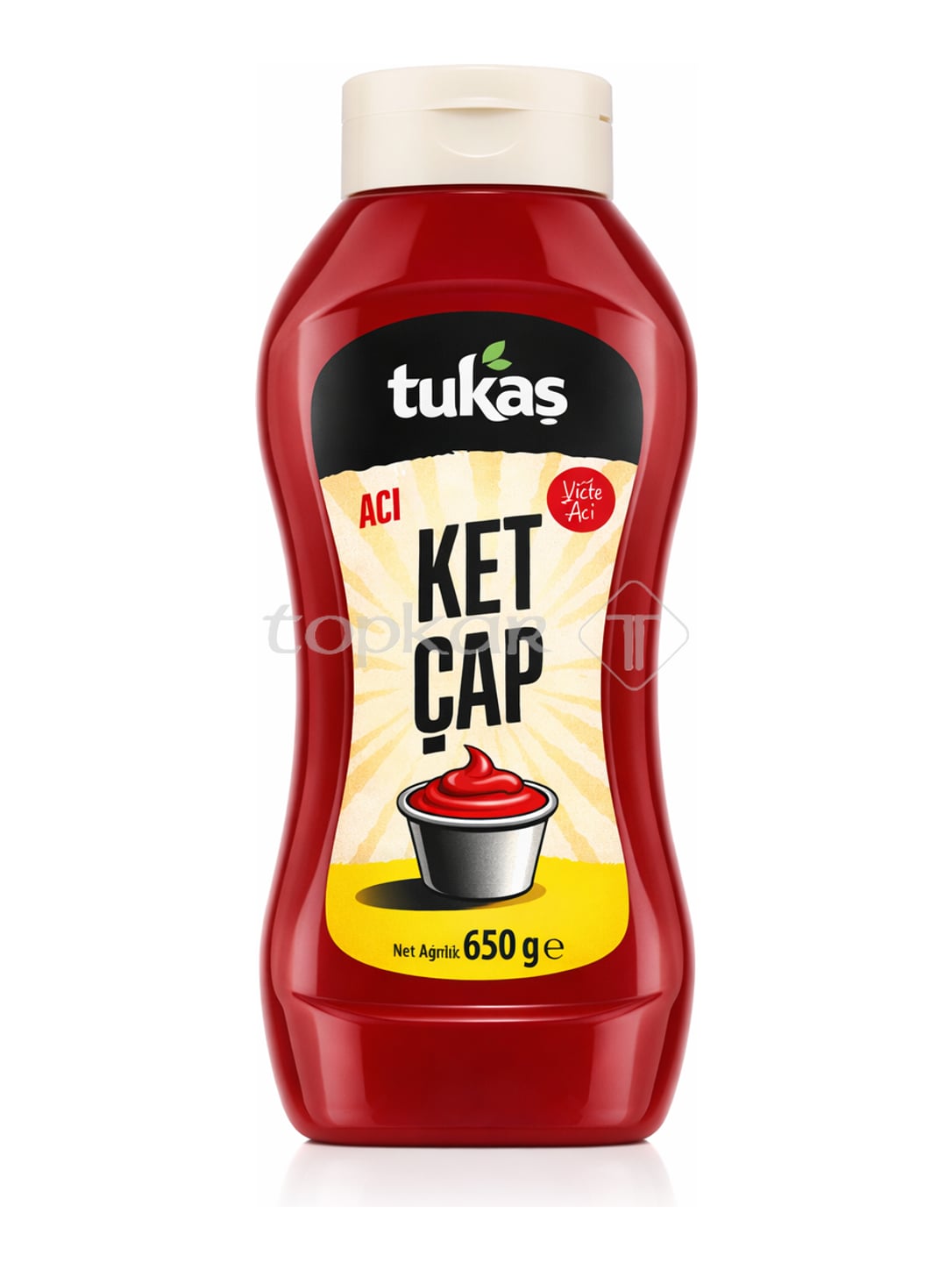 Tukaş Acı Ketçap 650g – scharfer türkischer Ketchup