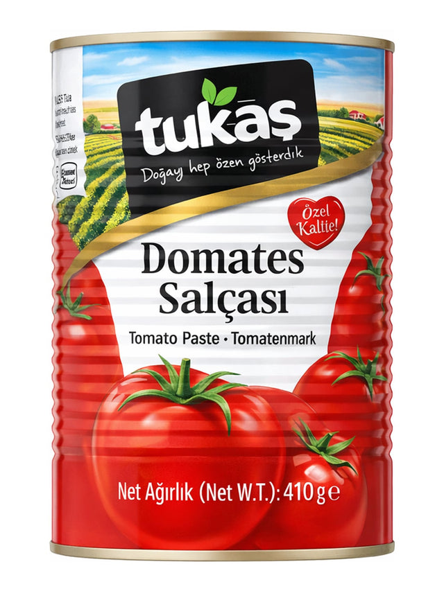 Tukaş Tomatenmark 410g – Domates Salçası doppelt konzentriert aus der Türkei
