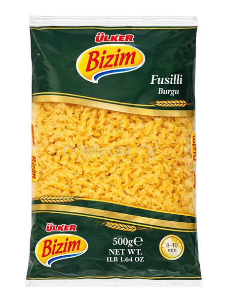 Ülker Bizim Fusilli 500g – Burgu Makarna Durum Spiralnudeln