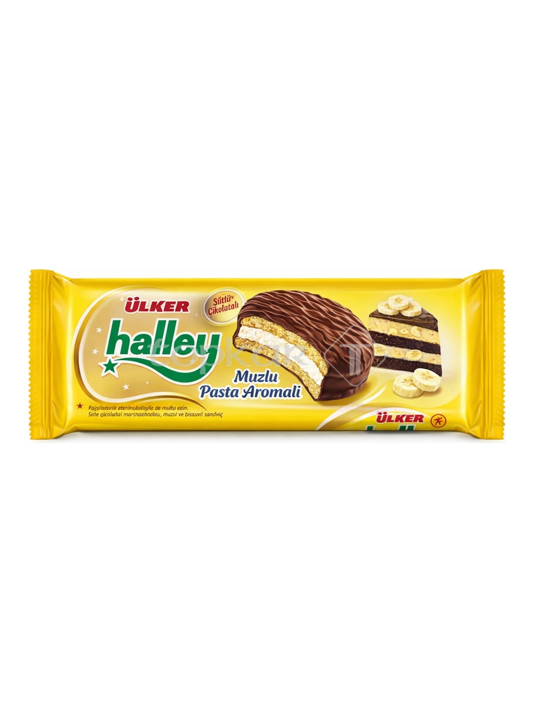 Ülker Halley Bananengeschmack 240g – Muzlu Schoko-Marshmallow-Kekse