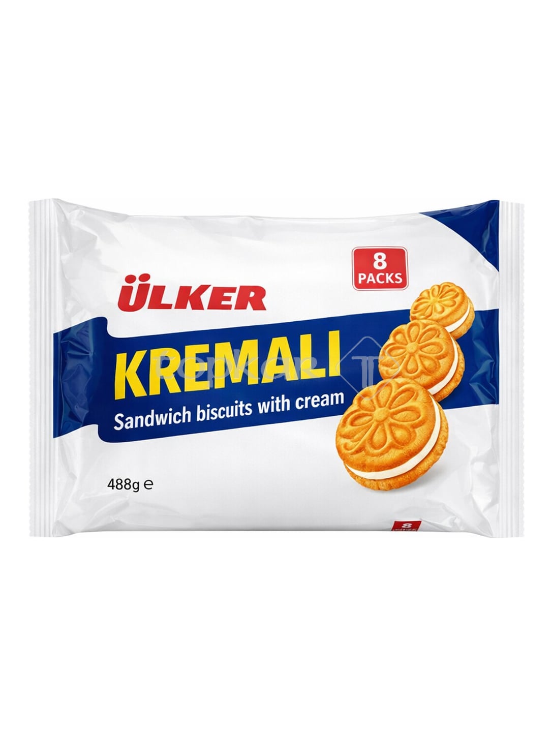 Ülker Sandwichkekse mit Cremefüllung 488g – Kremalı Bisküvi Doppelkekse