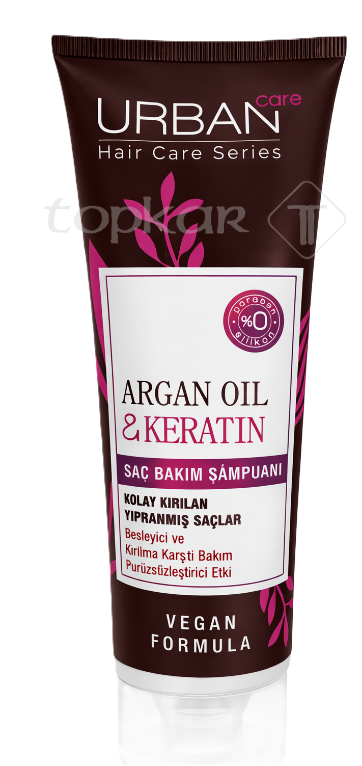 Urban Care Shampoo Argan Oil & Keratin 250ml – Pflegeshampoo für strapaziertes Haar