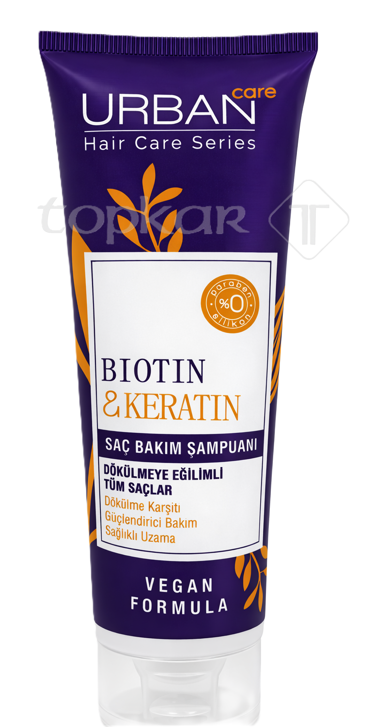 Urban Care Shampoo Biotin & Keratin 250ml – Anti-Haarausfall Shampoo vegan