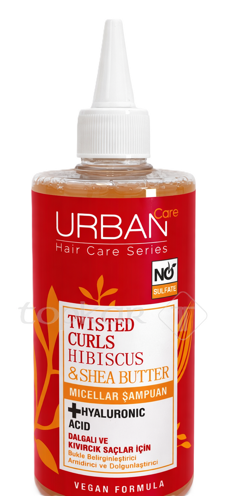 Urban Care Twisted Curls Hibiscus & Shea Butter Micellar Shampoo 340ml – Lockenpflege sulfatfrei