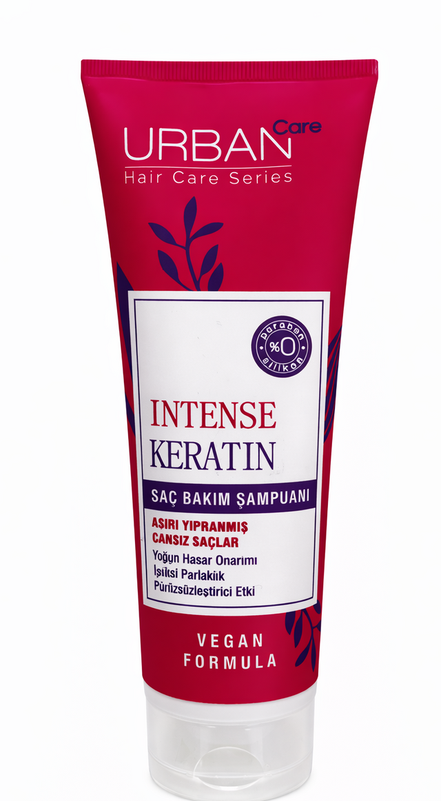 Urban Care Intense Keratin Shampoo 250ml – Reparatur-Shampoo für strapaziertes Haar