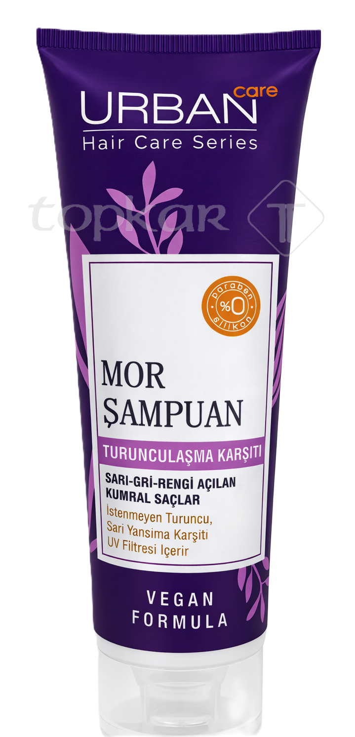 Urban Care Mor Şampuan Anti-Gelbstich 250ml – Purple Shampoo für blondes Haar