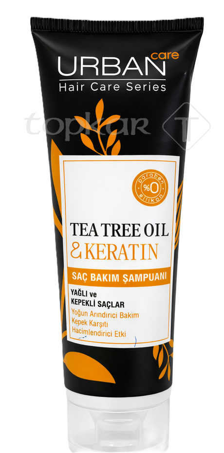 Urban Care Tea Tree Oil & Keratin Shampoo 250ml – Anti-Schuppen Shampoo fettiges Haar
