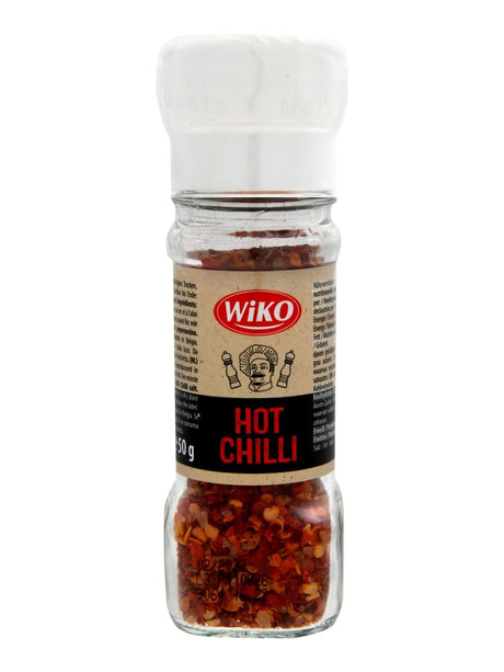 Wiko Gewürzmühle Chili scharf 50g – scharfes Chili-Salz zum Mahlen