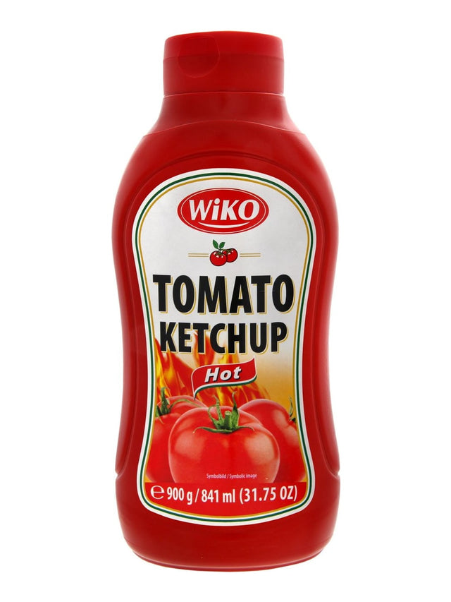 WiKO Ketchup Hot 900g – scharfer Tomatenketchup mit Chili