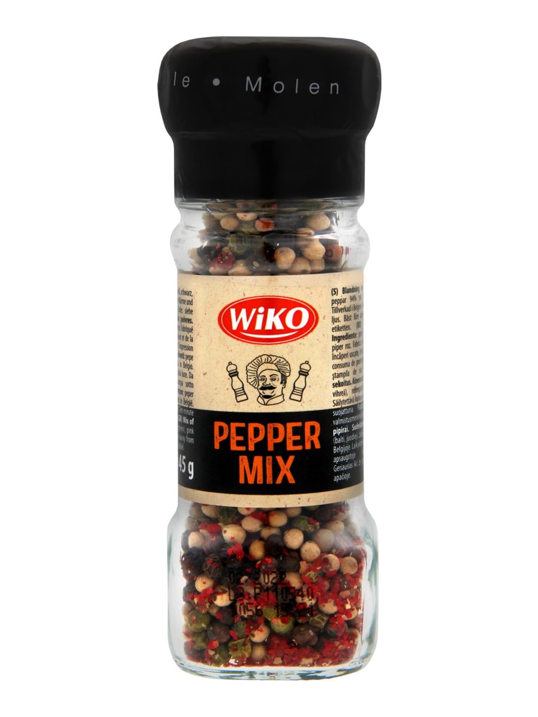Wiko Pfeffer Mix bunt 45g – bunter Pfeffer Gewürzmühle