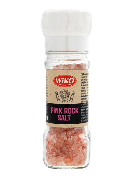 WiKO Rosa Steinsalz Gewürzmühle 95g – rosa Steinsalz gemahlen