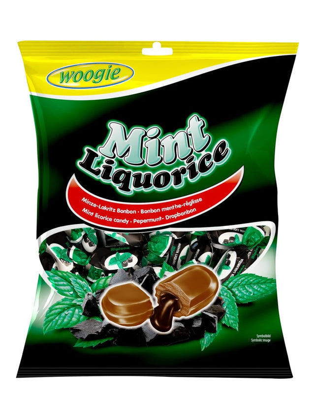 Woogie Bonbons Mint Lakritze 170g – Minz-Lakritz-Bonbons aus Italien
