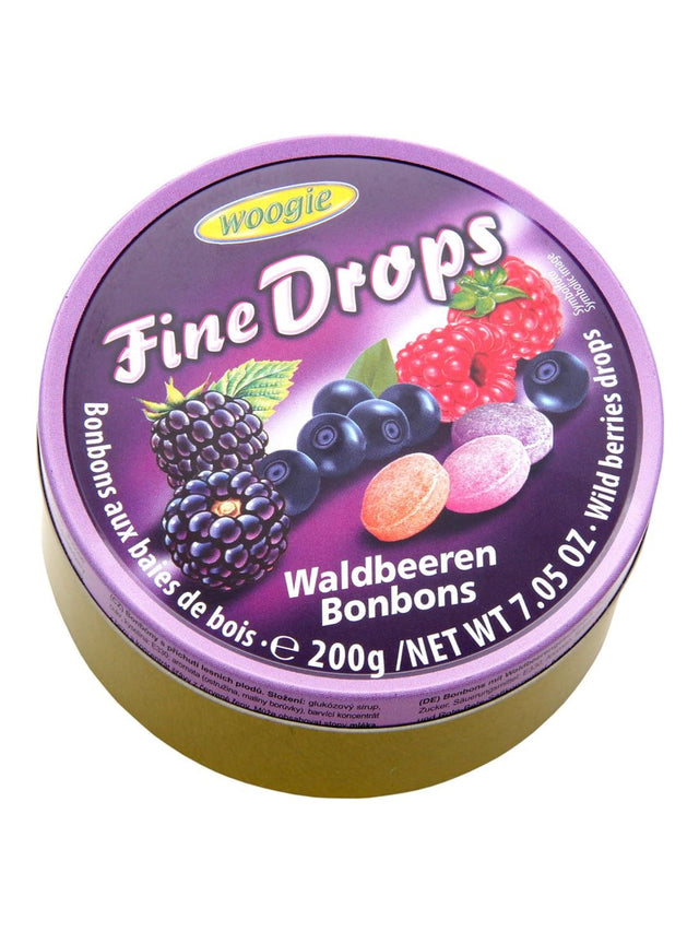 Woogie Bonbons mit Waldbeerengeschmack 200g – fruchtige Waldbeeren Hartbonbons