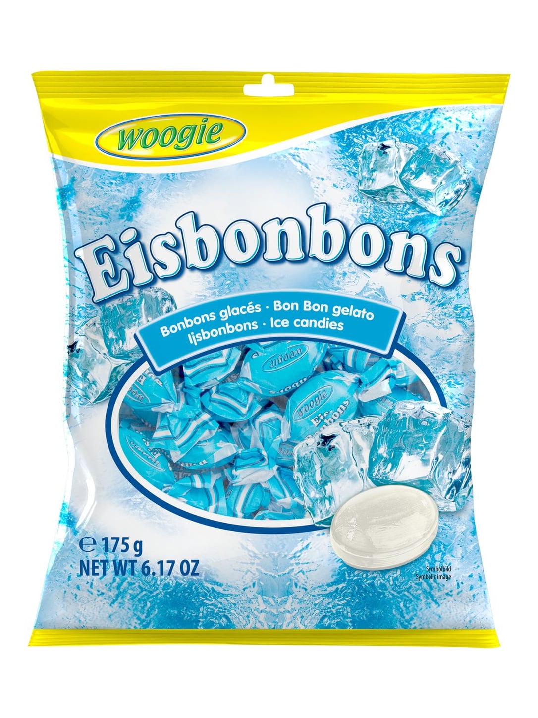 Woogie Eisbonbons 175g – erfrischende Menthol-Bonbons