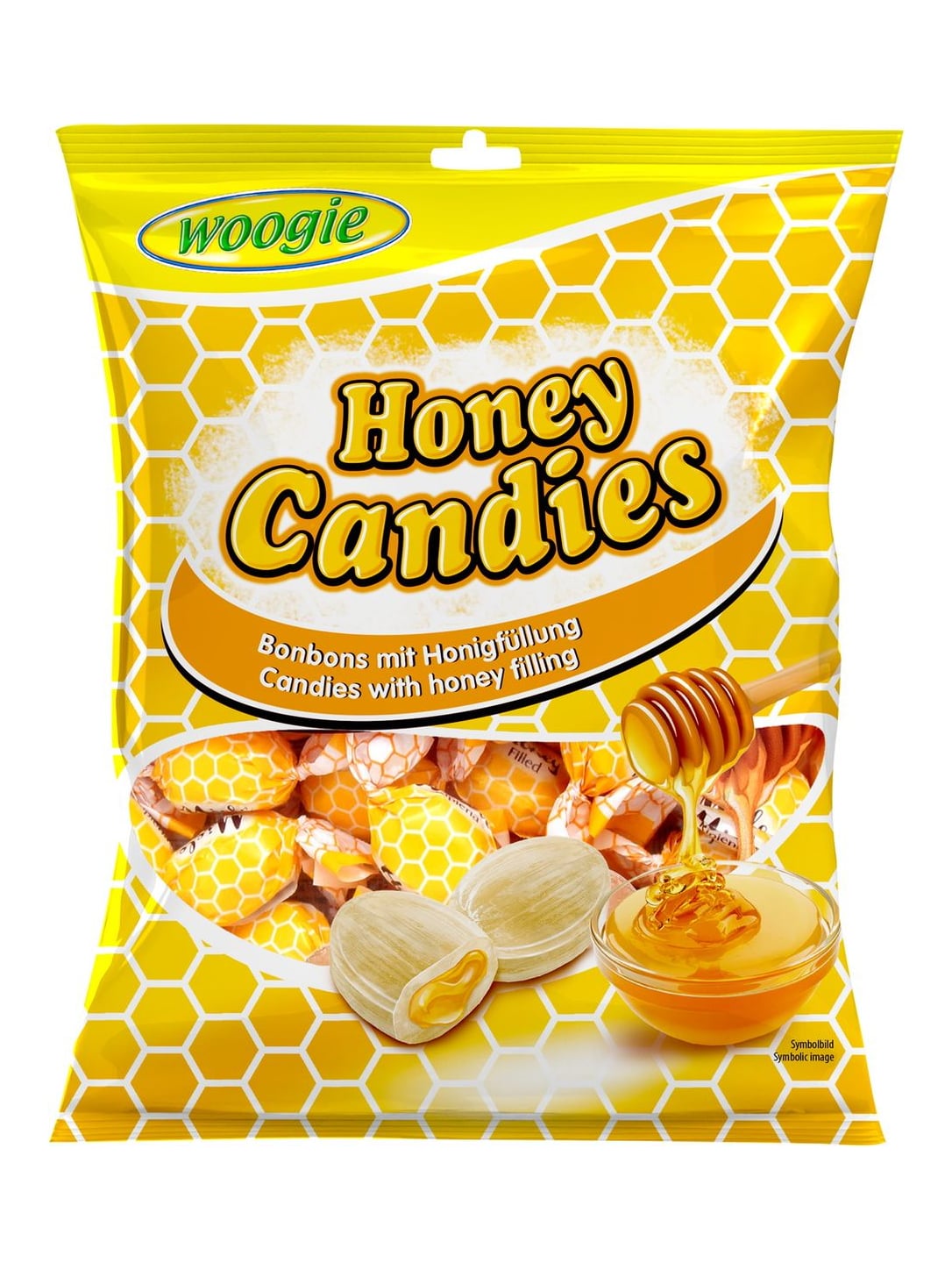 Woogie Honig Bonbons 150g – Honey Candies mit Honigfüllung