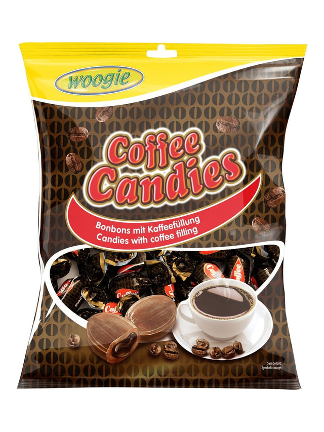 Woogie Coffee Candies 150g – Kaffeebonbons mit Kaffeefüllung