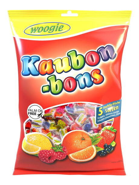 Woogie Kaubonbons 500g – fruchtige weiche Kaubonbons