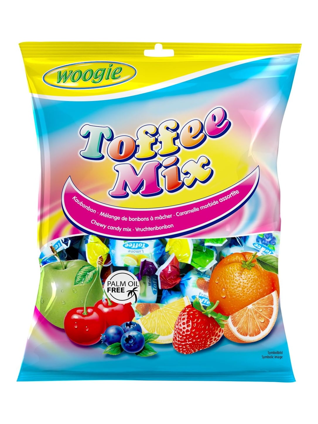 Woogie Kaubonbons Toffee Mix 160g – cremige Toffee-Bonbons Karamell