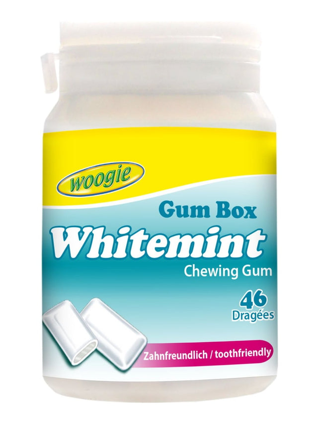 Woogie Kaugummi Whitemint 64,4g – zuckerfreier Minz-Kaugummi