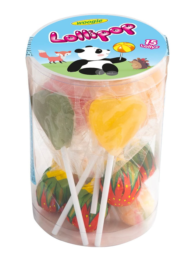 Woogie Lollipops 150g – bunte Frucht-Lutscher am Stiel
