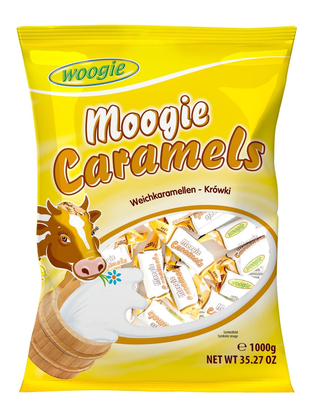 Woogie Moogie Weichkaramellen 1 kg – Sahnekaramellen weiche Karamellen