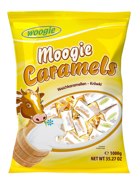 Woogie Moogie Weichkaramellen 1 kg – Sahnekaramellen weiche Karamellen