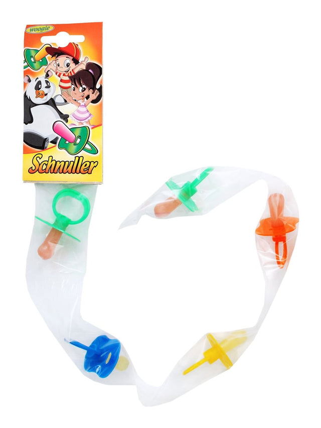 Woogie Schnuller Lollis 25g – bunte Fruchtlollis Hartkaramellen für Kinder