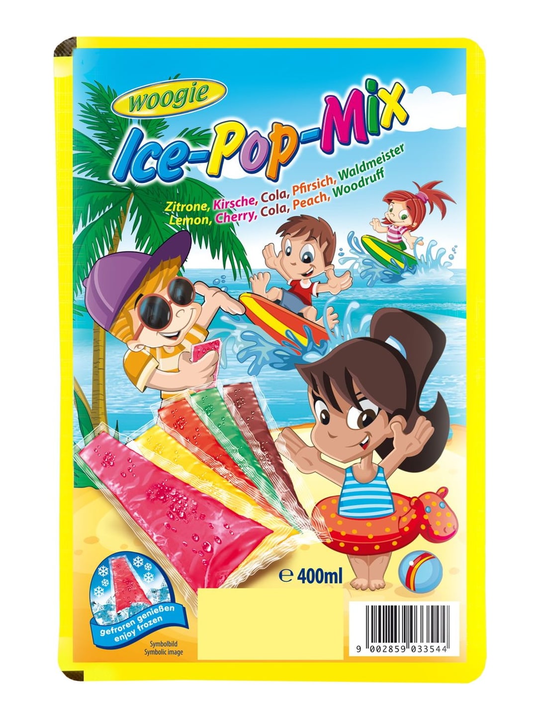 Woogie Wassereis 400 ml – Eislolly Ice Pop Mix zum Selbermachen