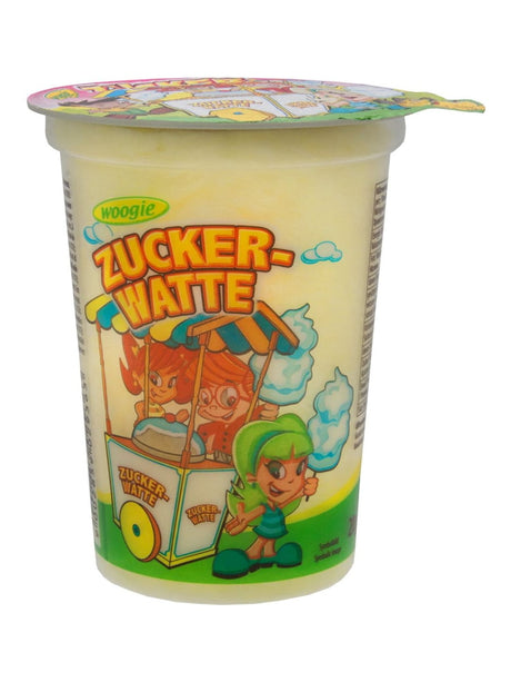 Woogie Zuckerwatte 20g – bunte Cotton Candy Banane Bubblegum Erdbeere