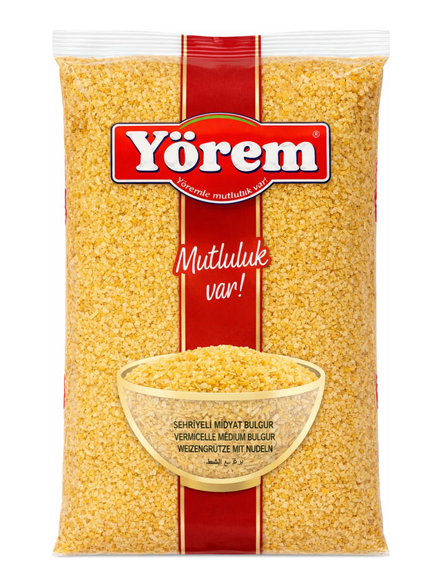 Yörem Şehriyeli Midyat Bulgur 1000g – Weizengrütze grob mit Fadennudeln