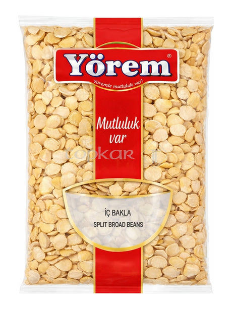 Yörem Geschälte Saubohnen gespalten