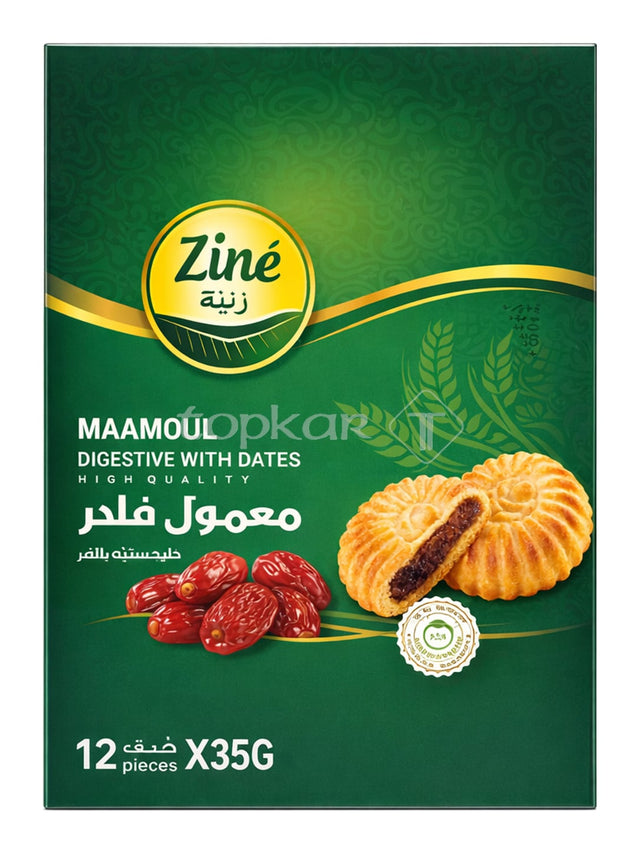 Zinè Maamoul mit Datteln 12 x 35 g – orientalisches Dattelgebäck Maamoul