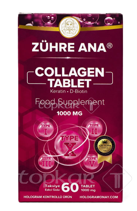 Zühre Ana Kollagen Tabletten 60 Stück
